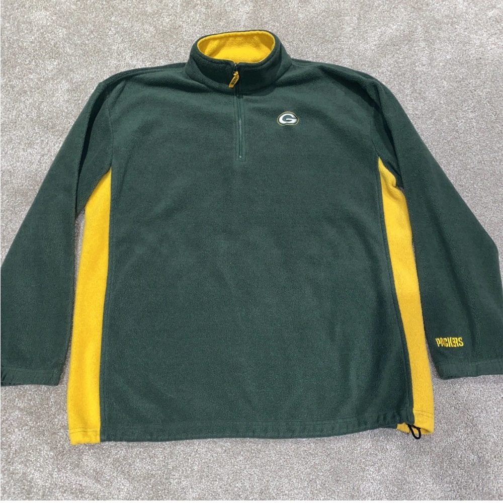 Green Bay Packers‎ Fleece 1/4 Zip Men's XL Football NFL